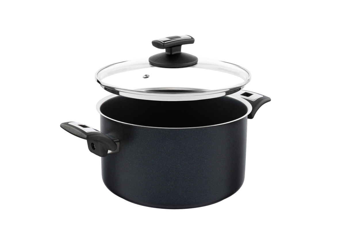 Kolimax Hrnec COMFORT BLACK s poklicí, průměr 22 cm, objem 4.5 l