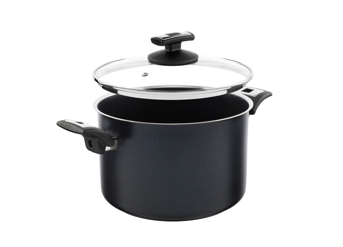 Kolimax Hrnec COMFORT BLACK s poklicí, průměr 22 cm, objem 5.5 l