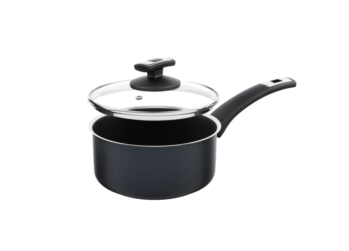 Kolimax Rendlík COMFORT BLACK s rukojetí, s poklicí, průměr 18 cm, objem 2.0 l