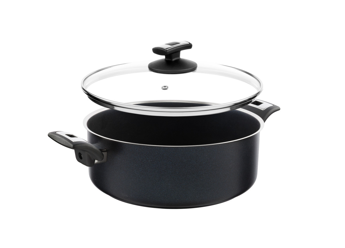 Kolimax Kastrol COMFORT BLACK s poklicí, průměr 26 cm, objem 4.5 l