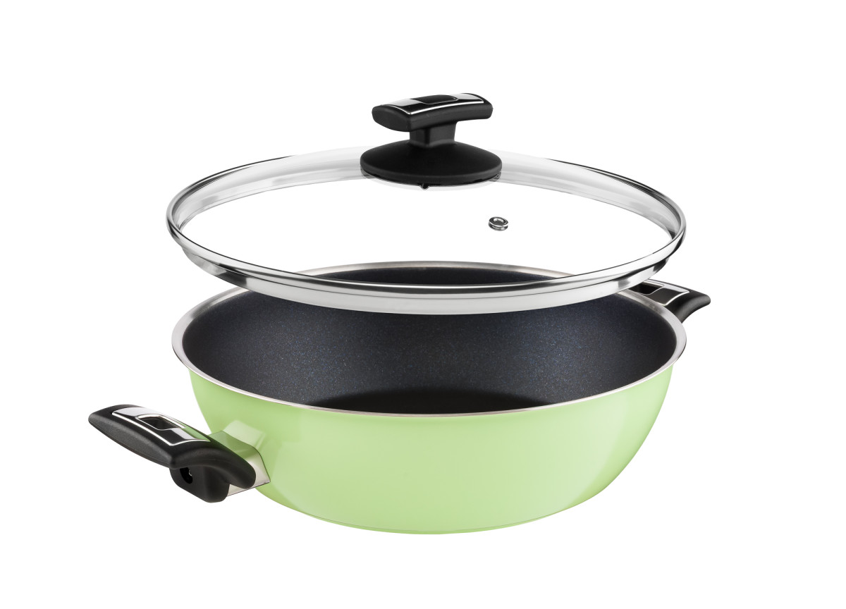 Kolimax Pánev COMFORT GREEN, s poklicí, průměr 26 cm, objem 3.4 l