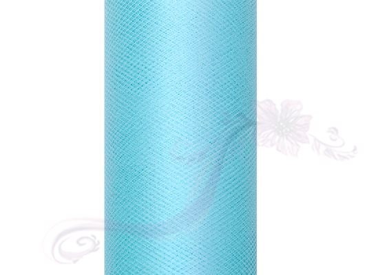 Tyl v roli,sv. tyrkys, 15cm/9m