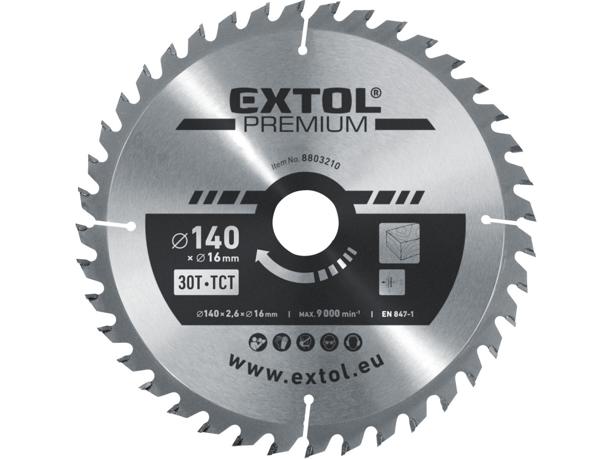 Extol Premium 8803210 kotouč pilový s SK plátky 140x2,0x16 mm