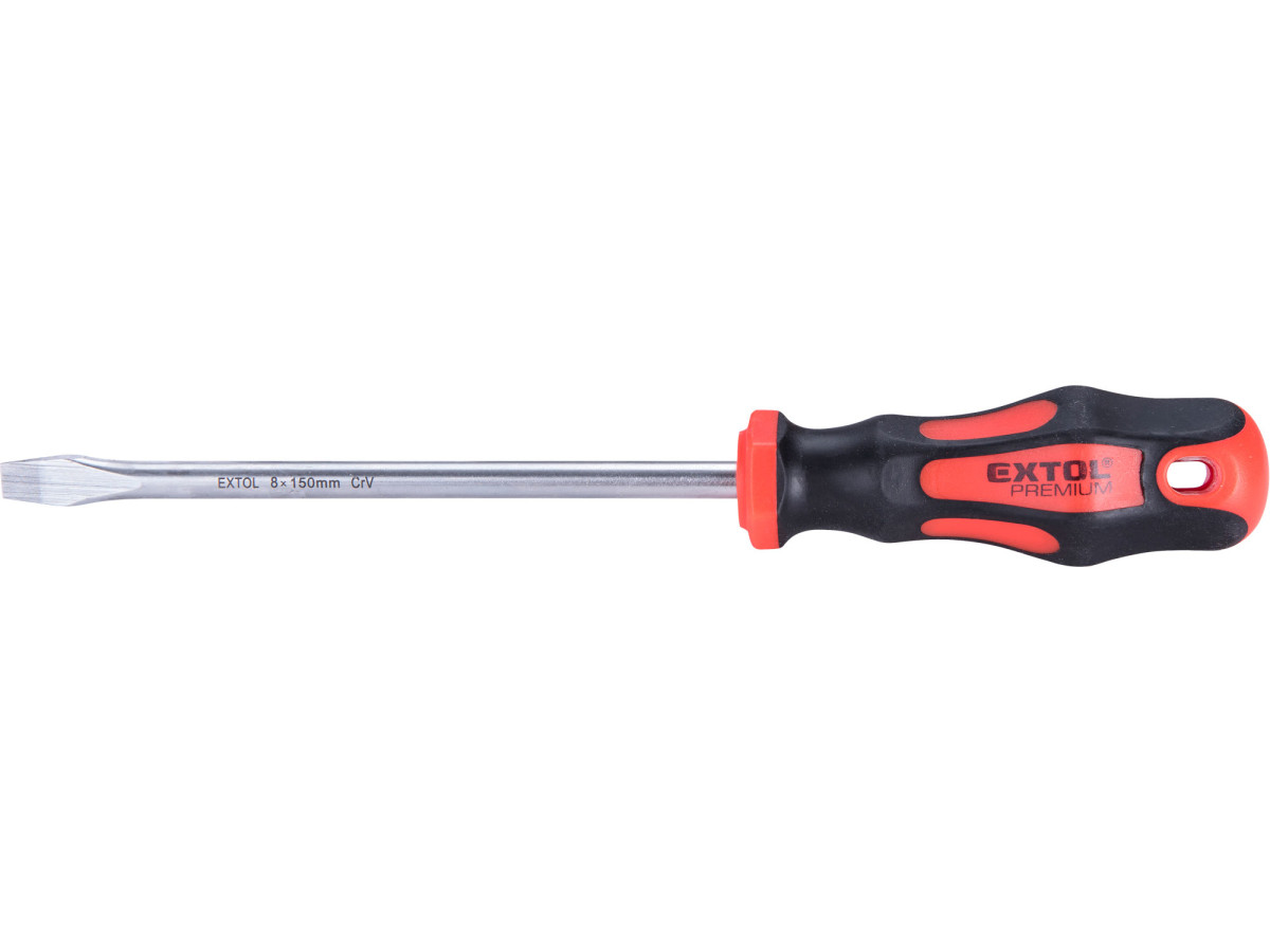 Extol Premium 8819228 šroubovák plochý, (-) 8x150mm, CrV