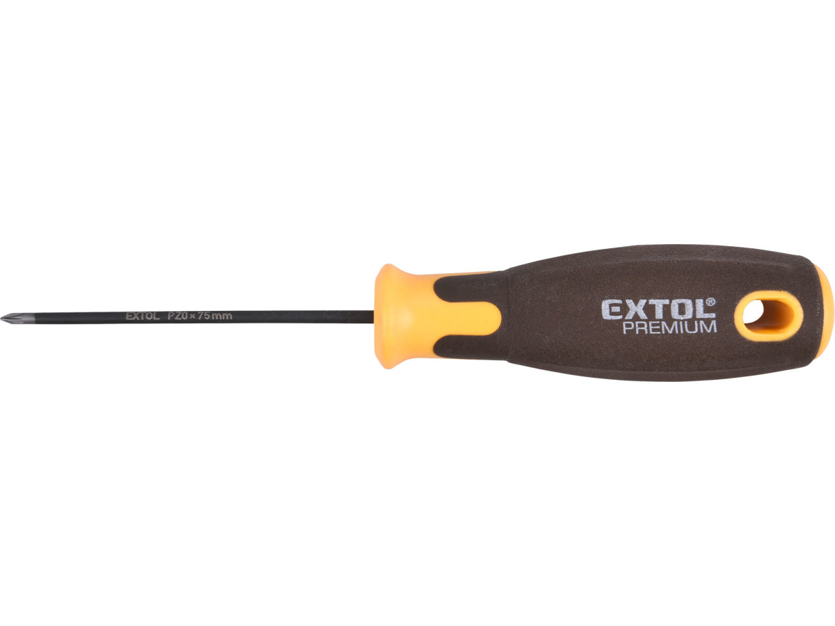 Extol Premium 8819275 šroubovák křížový PZ SUPERGRIP, PZ 0x75mm, CrV