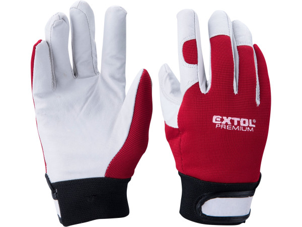 Extol Premium 8856557 rukavice kožené, velikost 10