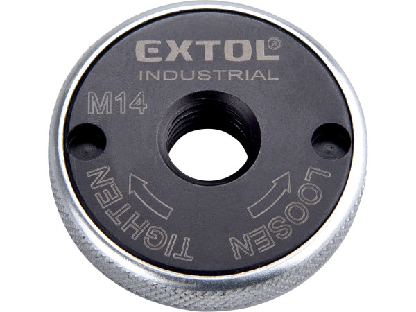 Extol Industrial 8798050 matice rychloupínací pro úhlové brusky, click-nut, M14
