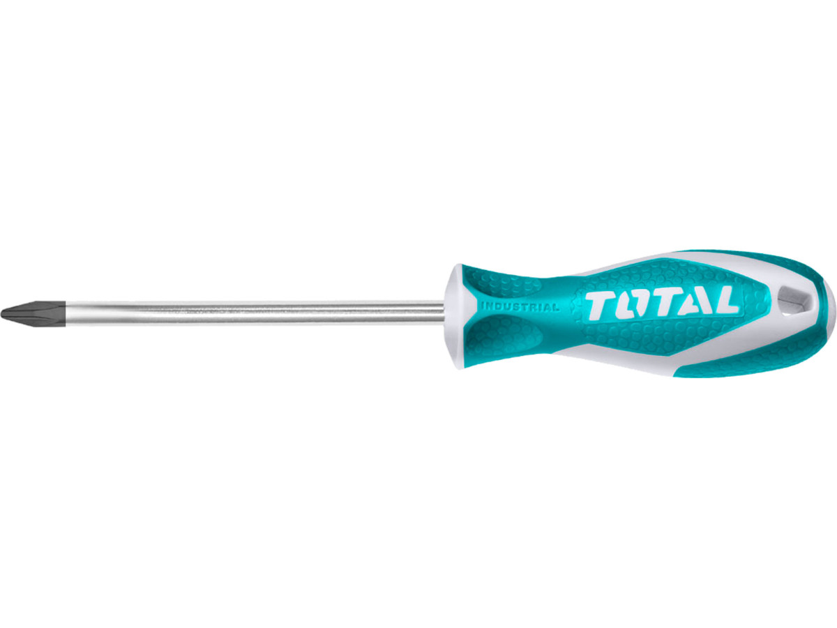 Total THT22306 šroubovák křížový, PH0 3x75mm, CrV, industrial