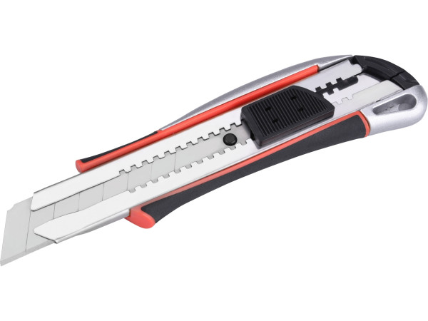 Extol Premium 8855025 nůž ulamovací kovový s výstuhou, 25mm Auto-lock