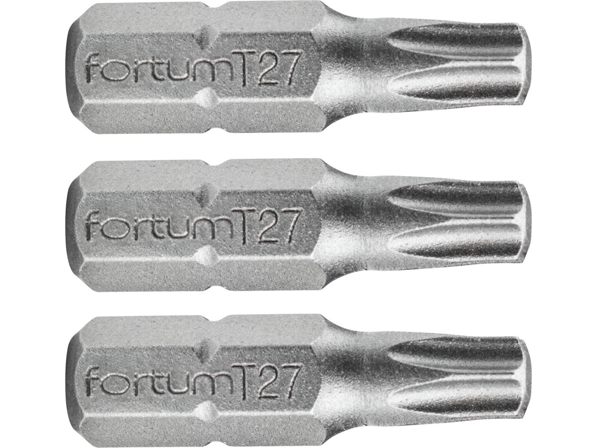 Fortum 4741427 hrot TORX, sada 3ks, T 27x25mm, S2