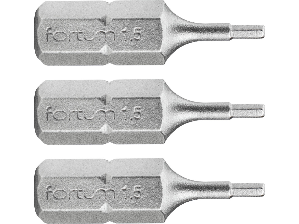 Fortum 4741501 hrot imbus sada 3ks, H 1,5x25mm, S2