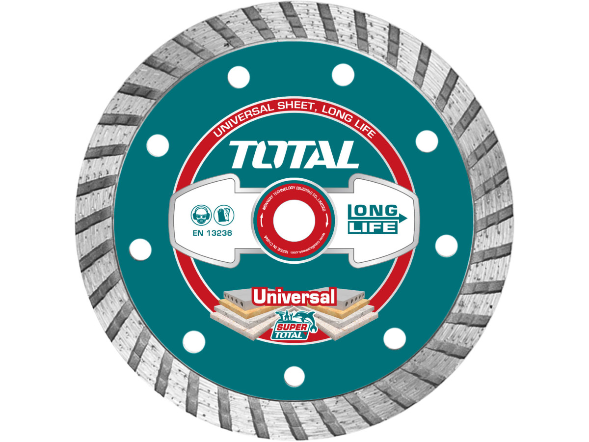 Total TAC2131253 kotouč diamantový řezný 125 cm, Turbo