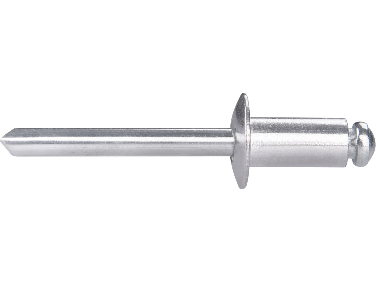 Extol Premium 8813874 nýty trhací hliníkové sada 250ks, O 6,4x12,7mm plochá hlava