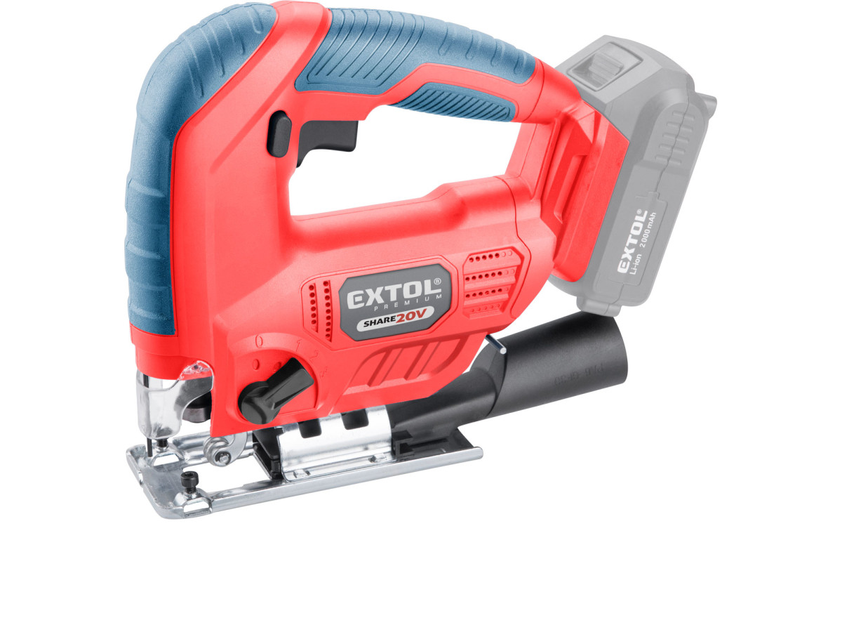 Extol Premium 8891825 pila přímočará aku SHARE20V, 20V Li-ion (bez AKU)