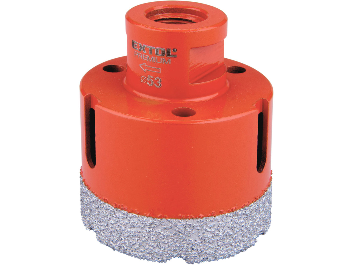 Extol Premium 8801873 korunka vykružovací diamantová, O 53mm, závit M14