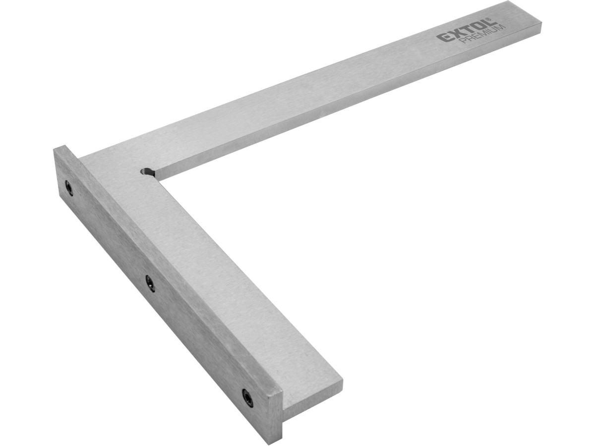 Extol Premium 8825130 úhelník zámečnický s příložníkem, 250x125x5mm, ocelový