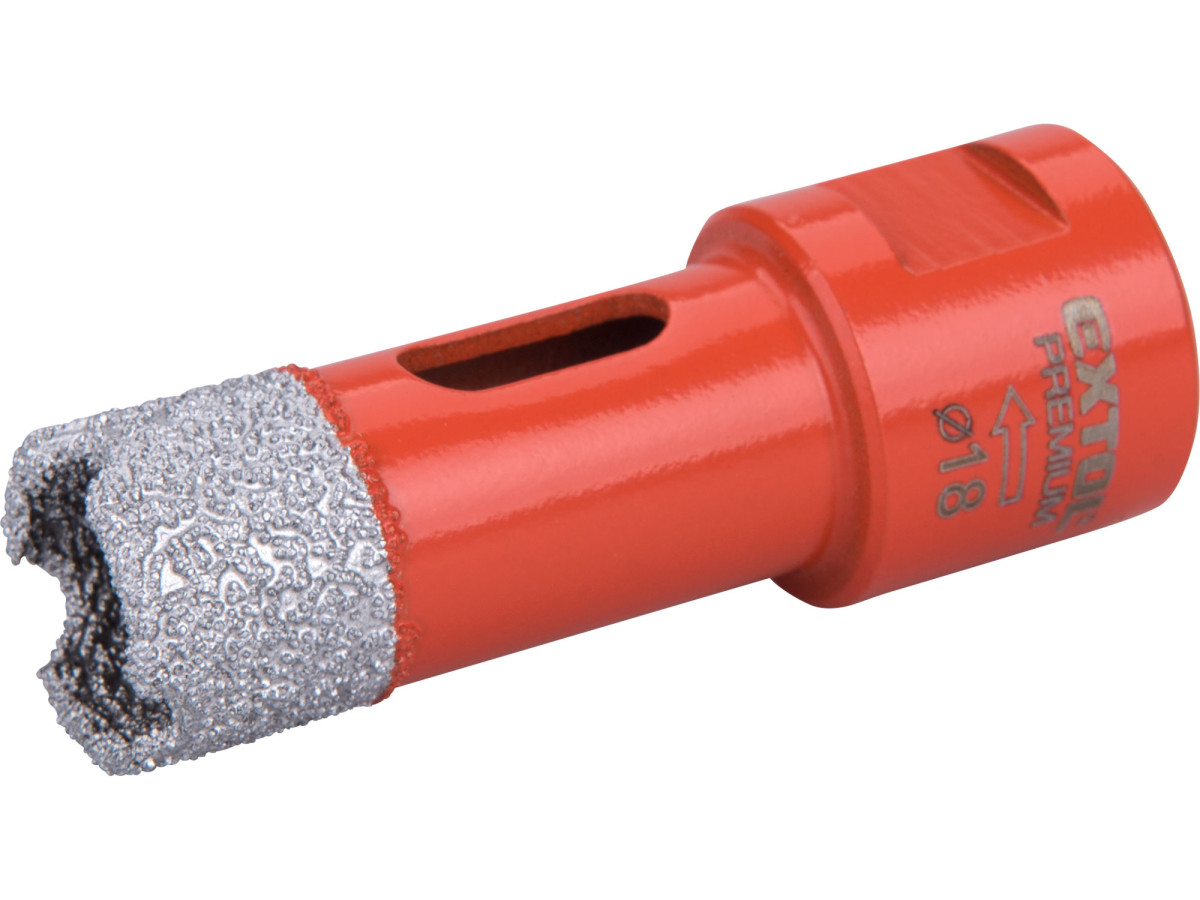 Extol Premium 8801865 korunka vykružovací diamantová, O 18mm, závit M14