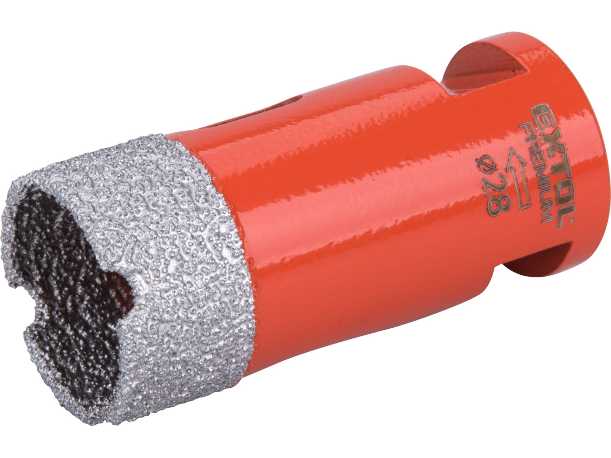 Extol Premium 8802984 korunka vykružovací diamantová, O 28mm, závit M14