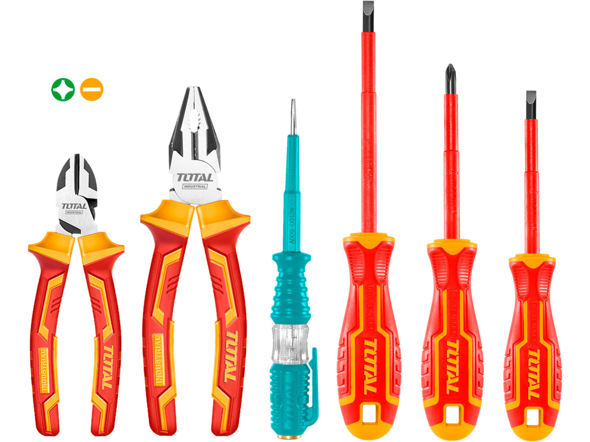 Total THKIST3062 elektrikářské nářadí, sada 6ks, industrial