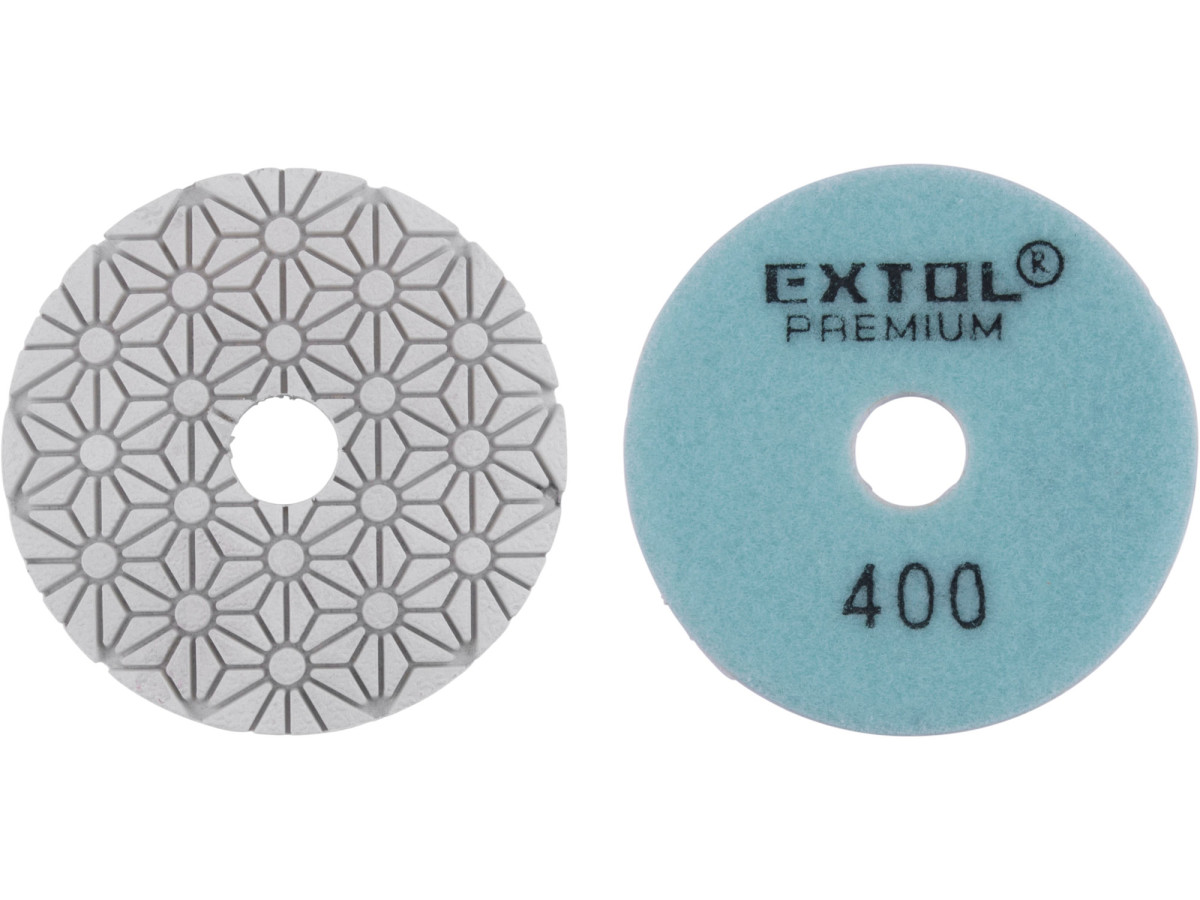 Extol Premium 8803096 kotouč diamantový leštící na obklady, O100mm, P400, suchý zip