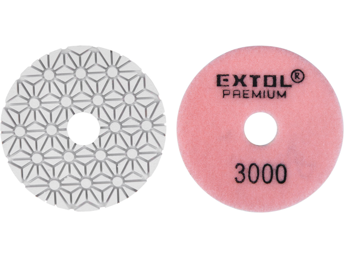 Extol Premium 8803099 kotouč diamantový leštící na obklady, O100mm, P3000, suchý zip