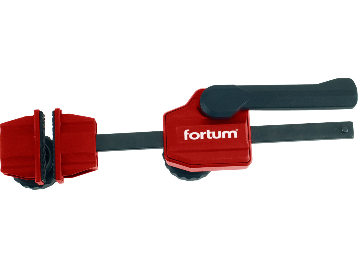 Fortum 4759992 svěrka přítlačná horizontální - k multif. stolůlm s otvory O 20mm, 0-120mm