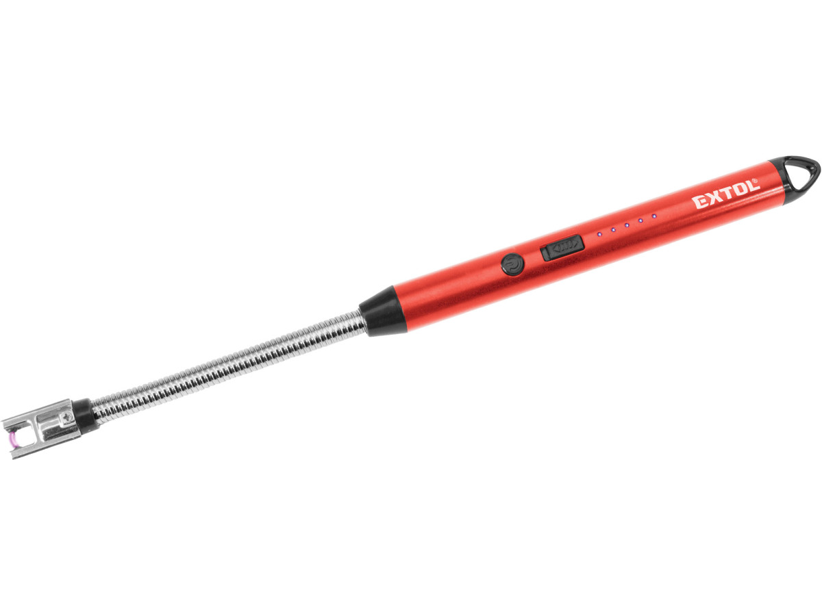 Extol Premium 8848130 zapalovač plazmový s tvarovatelným krkem a s USB nabíjením,, délka 26cm