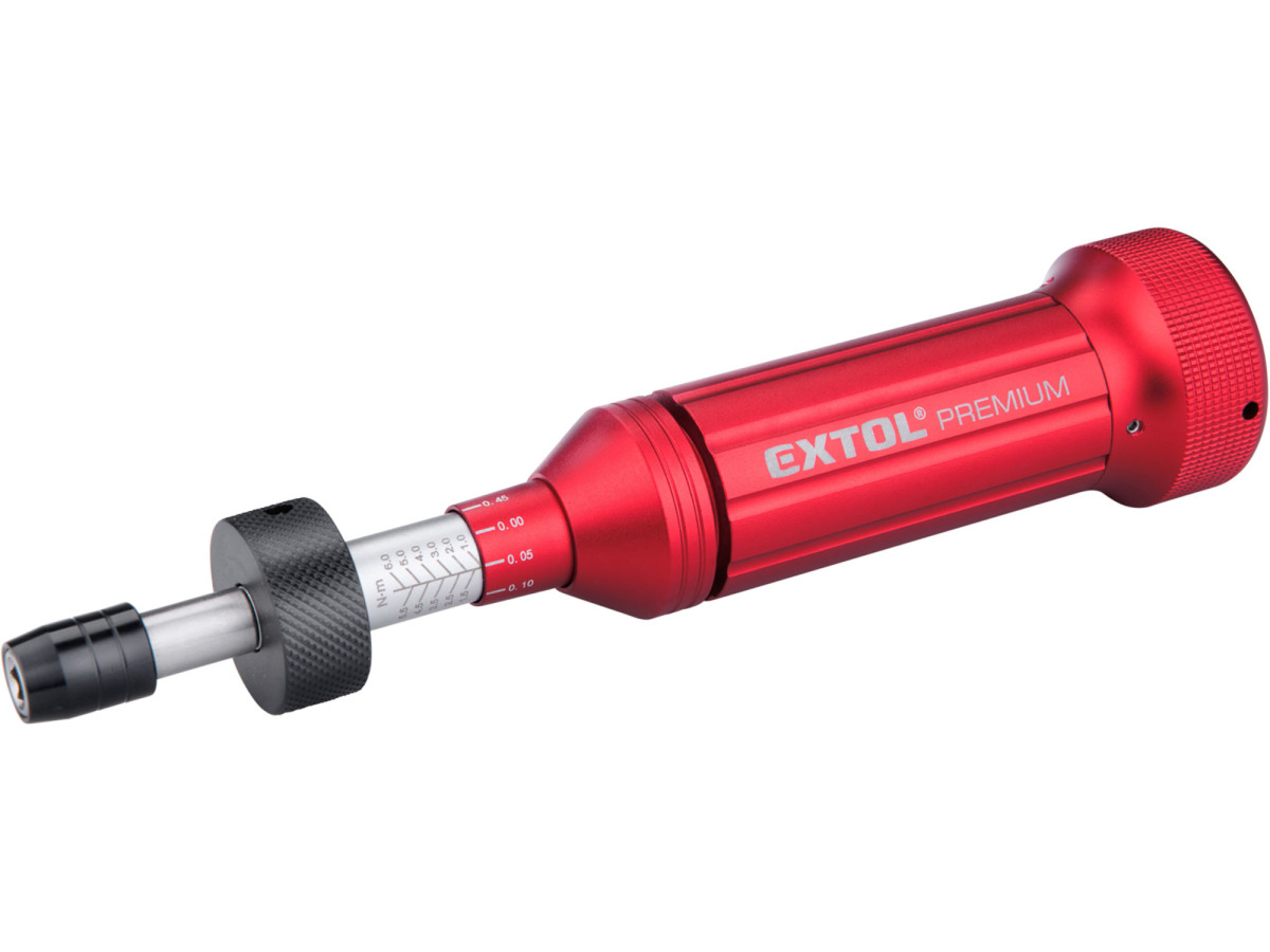 Extol Premium 8825301 šroubovák momentový na hroty, 1/4