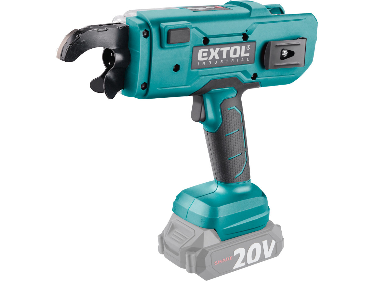 Extol Industrial 8791861 vazač armatur aku SHARE20V, BRUSHLESS, bez baterie a nabíječky