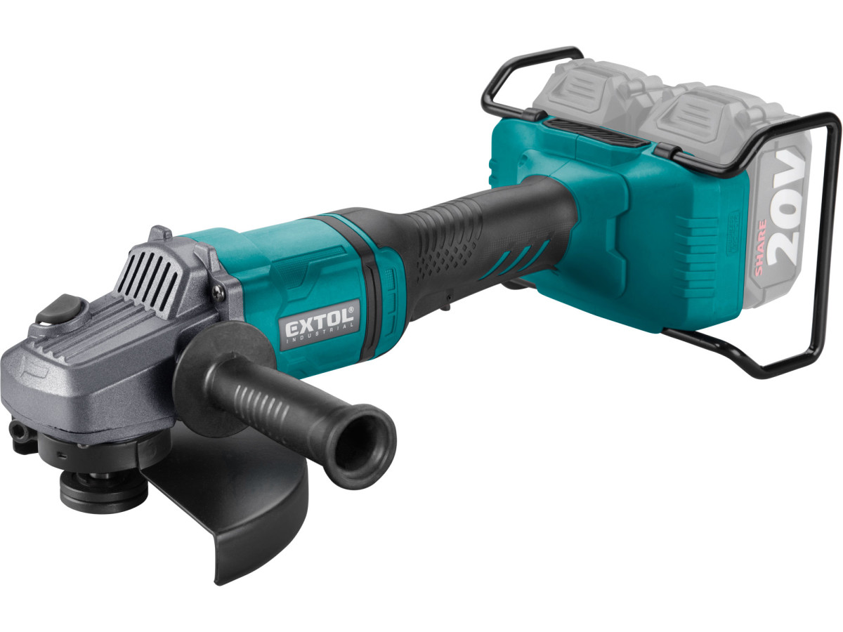 Extol Industrial 8791847 bruska úhlová aku SHARE20V, 150/180mm, BRUSHLESS, bez baterie a nabíječky