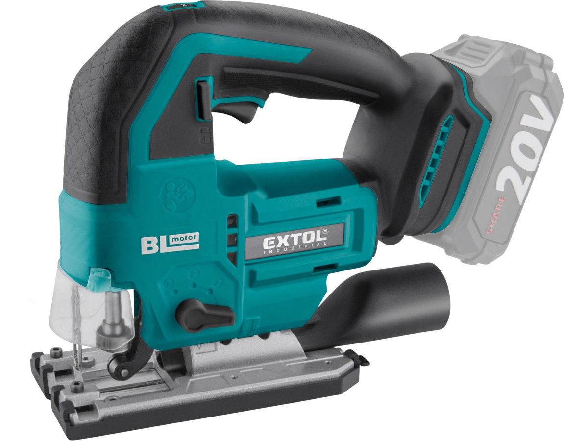 Extol Industrial 8791825 pila přímočará aku SHARE20V, BRUSHLESS, bez baterie a nabíječky