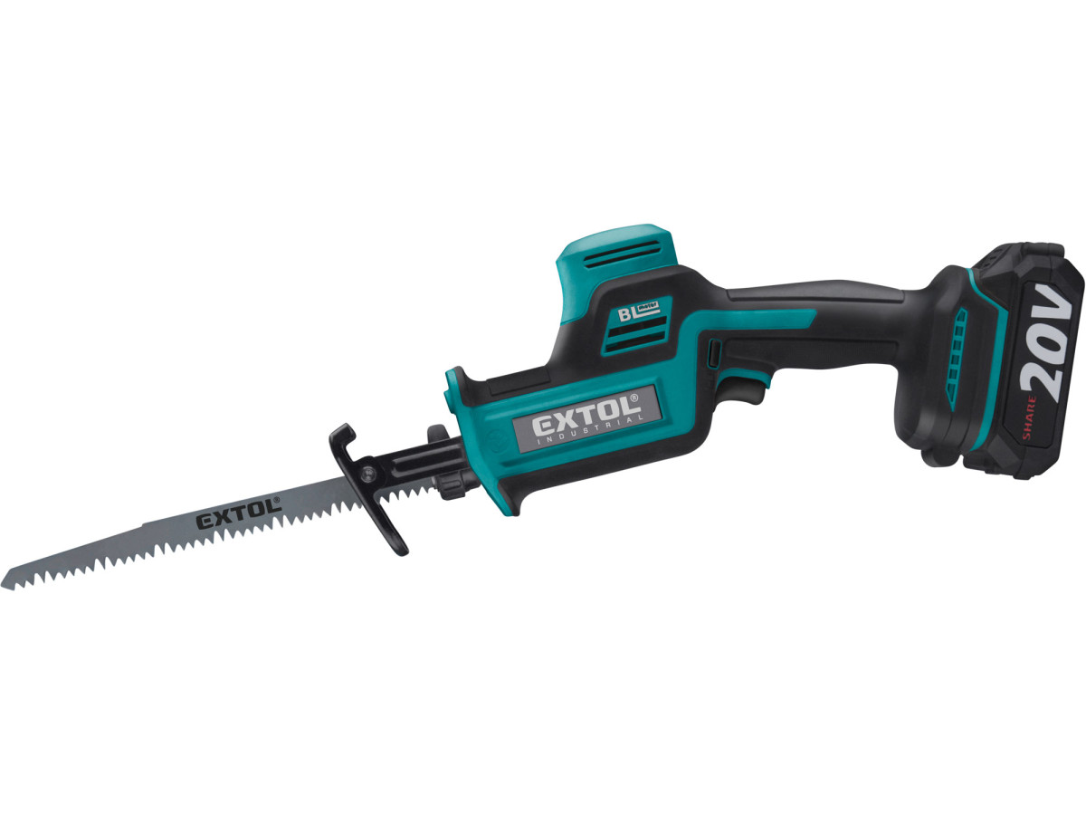 Extol Industrial 8791828 pila ocaska aku SHARE20V, BRUSHLESS, 2Ah