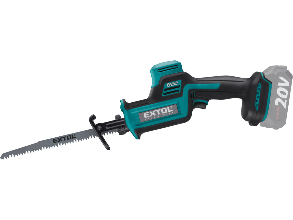 Extol Industrial 8791829 pila ocaska aku SHARE20V, BRUSHLESS, bez baterie a nabíječky