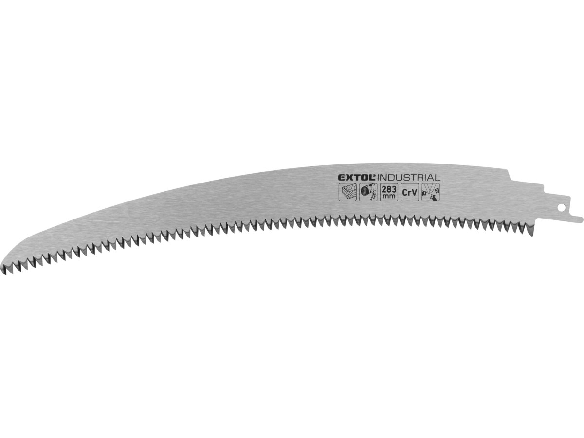 Extol Industrial 8706115 plátek na dřevo oblý do pily ocasky, 283x30x1,2mm (d/š/tl), CrV