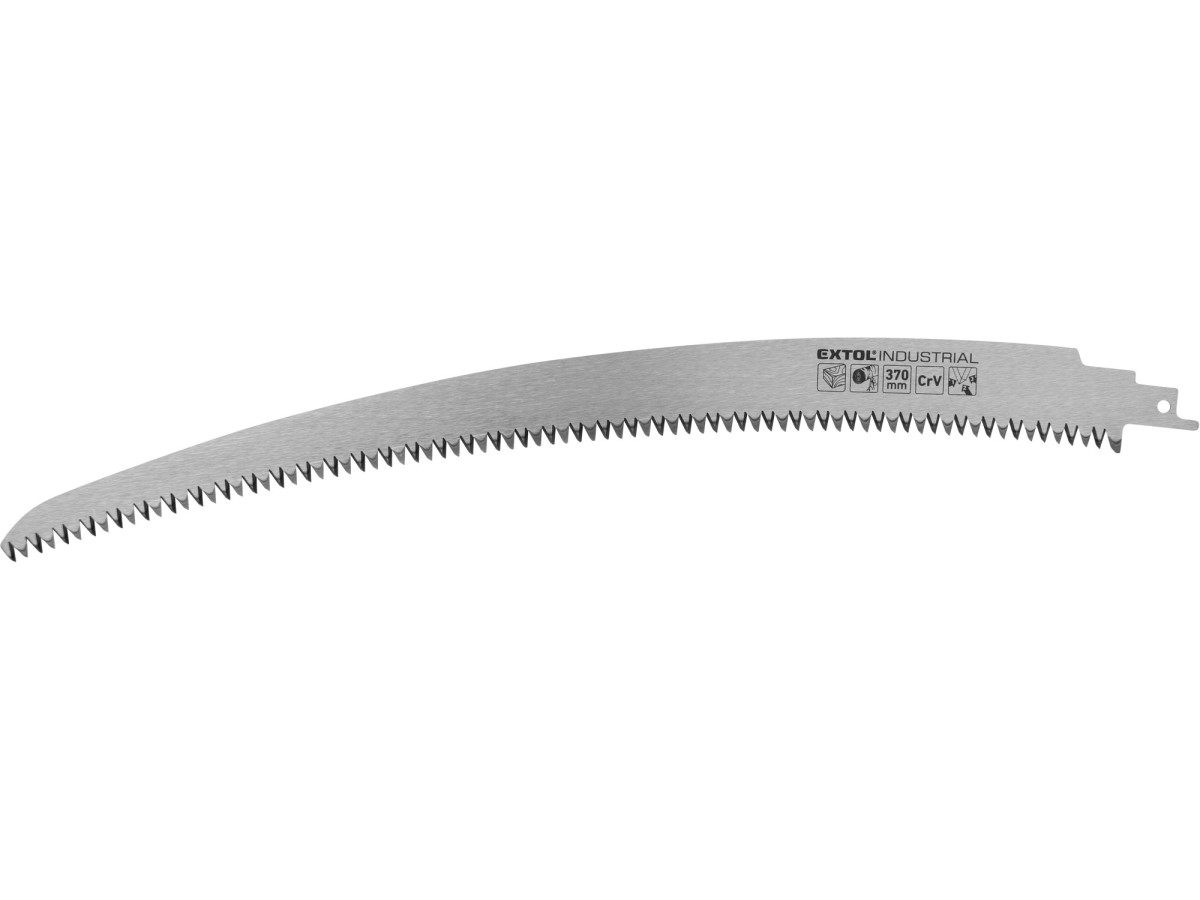 Extol Industrial 8706117 plátek na dřevo oblý do pily ocasky, 370x30x1,2mm (d/š/tl), CrV