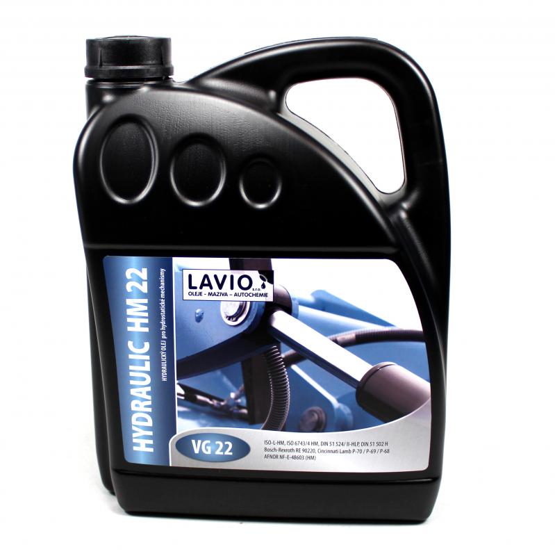 Hydraulický olej LAVIO HM22, 5litrů