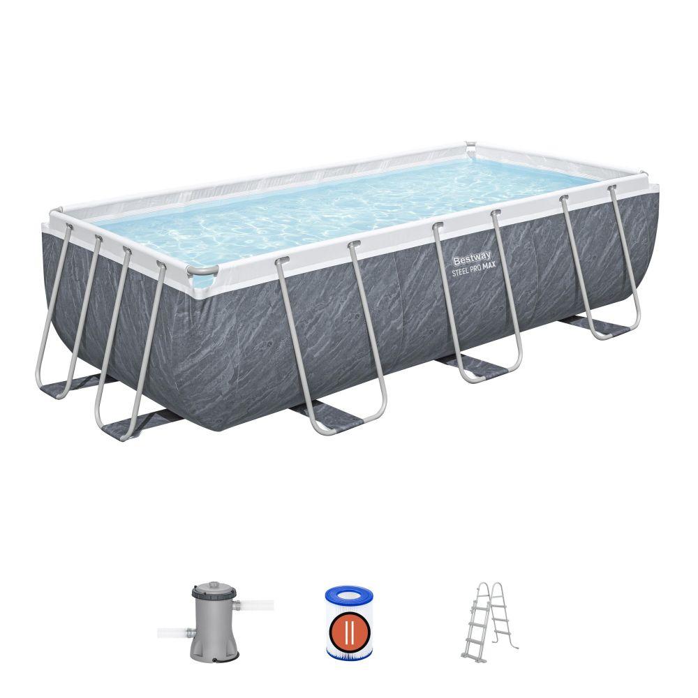 Bestway Bazén Steel Pro Max Marble 4,04 x 2,01 X 1 m - 56721