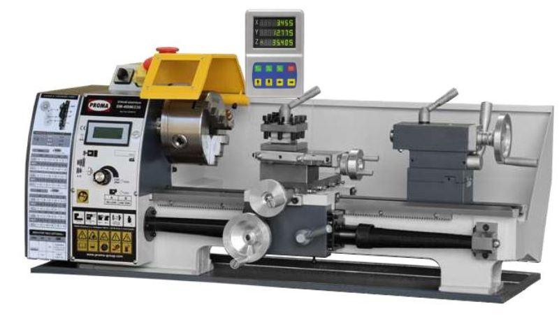 PROMA SM-400MD/230 - Stolní soustruh na kov ø210 s digitálním odměřováním