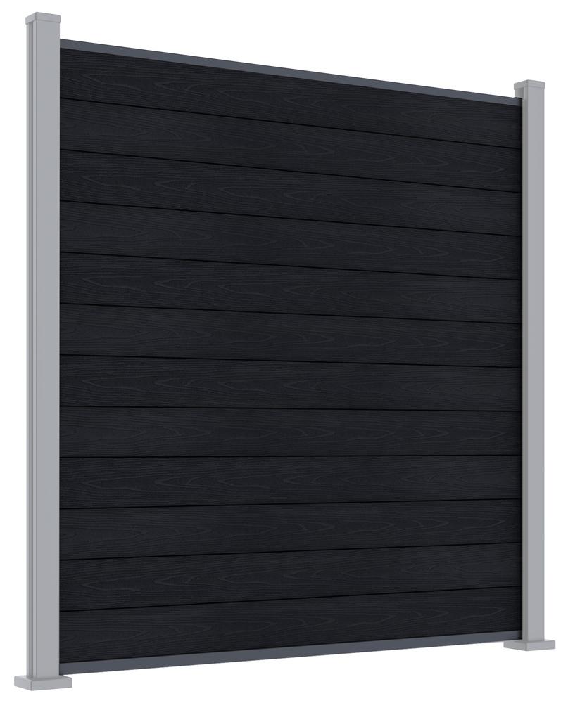 Rojaplast ELEMENT plotový panel WPC 180x180 cm a koncovky - antracit